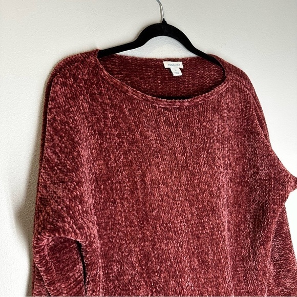 Sundance Heather Samantha Chenille Sweater Red Size Small Women’s Flare Sleeves - Picture 3 of 11